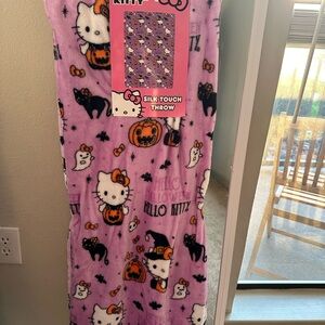 Hello Kitty Halloween throw  blanket